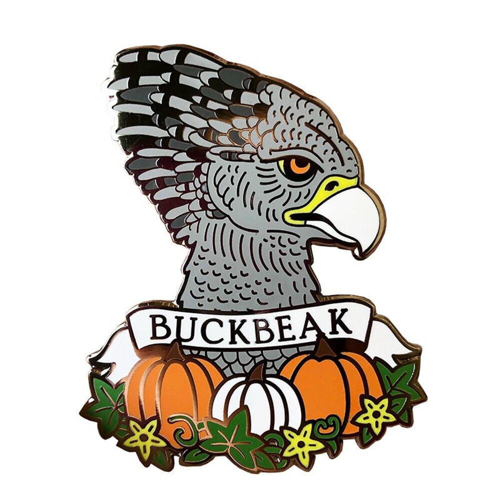 Harry Potter Rubeus Hagrid Buckbeak Bird Enamel Pins 310-1